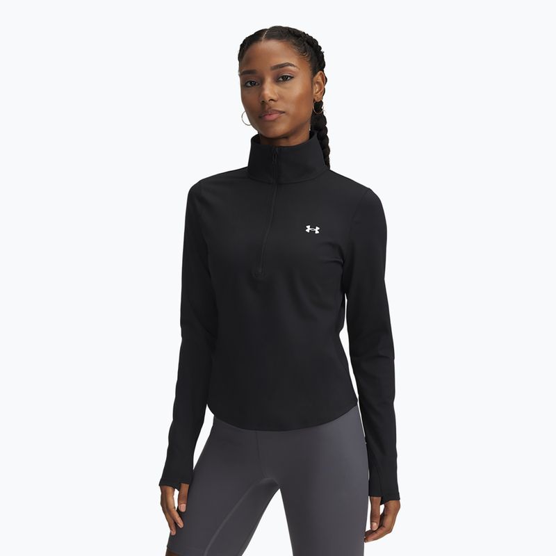 Лонгслів жіночий Under Armour Motion 1/2 Zip black/white