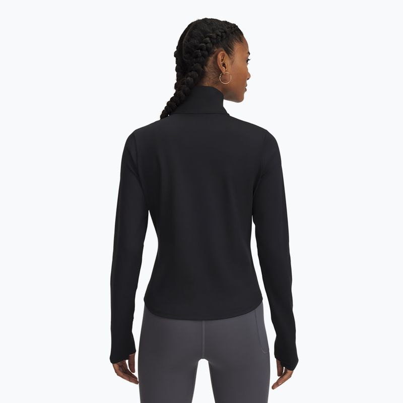 Лонгслів жіночий Under Armour Motion 1/2 Zip black/white 2