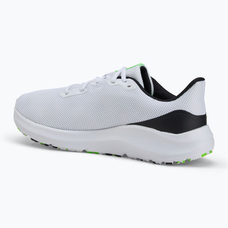 Кросівки для бігу чоловічі Under Armour Charged Pursuit 4 white/black/hyper green 3