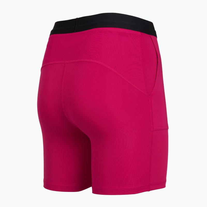 Шорти жіночі Under Armour Trail Run Fitted shaded fuchsia/black 3