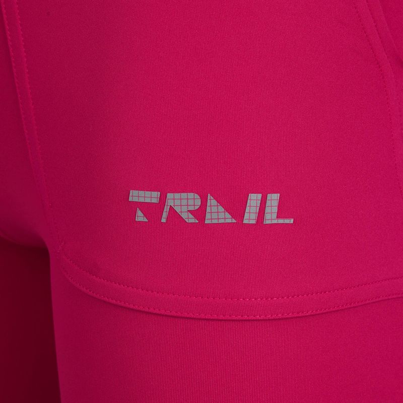 Шорти жіночі Under Armour Trail Run Fitted shaded fuchsia/black 4