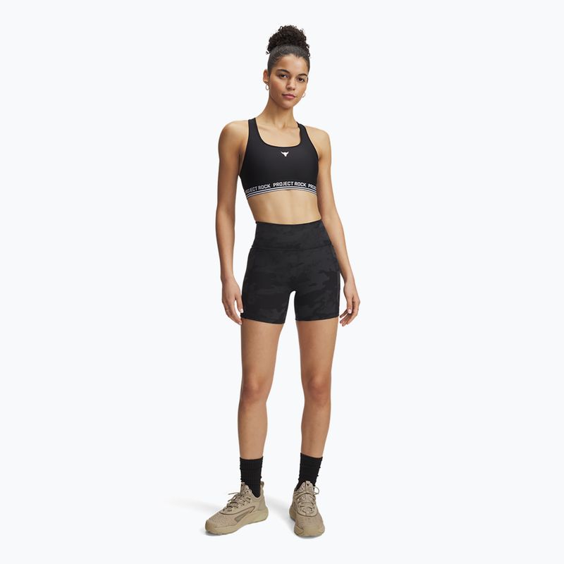 Шорти для тренувань жіночі Under Armour Project Rock Middy black / black 2