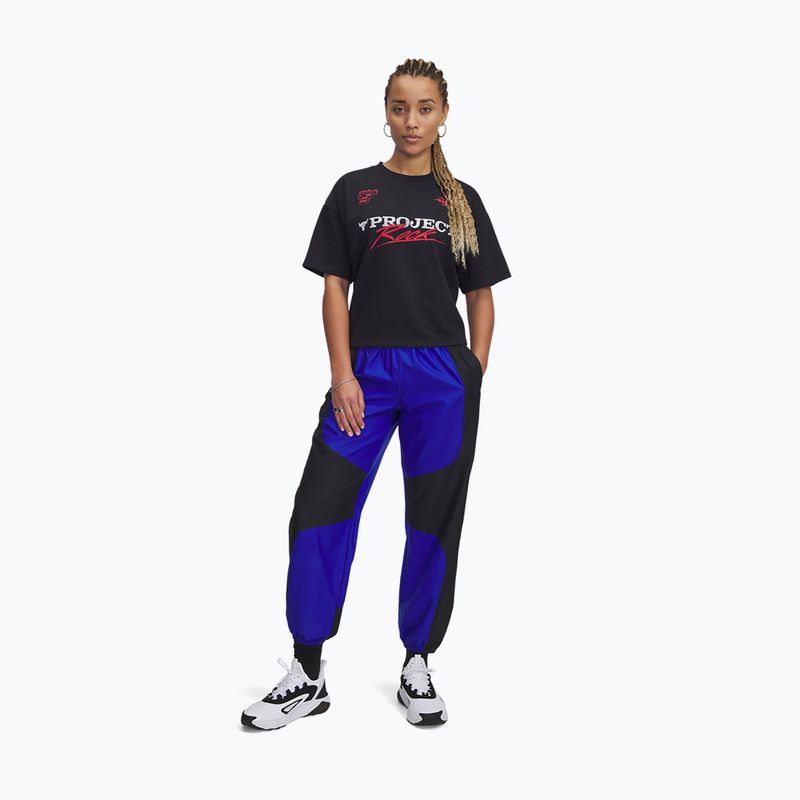 Штани для тренувань жіночі Under Armour Project Rock Woven Bottom black 2