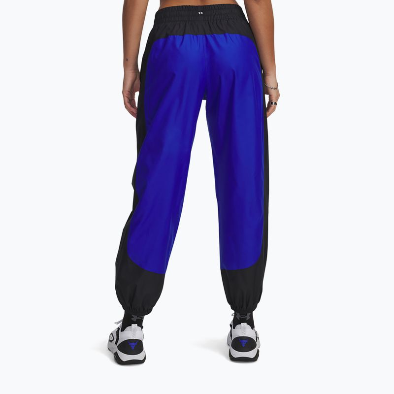 Штани для тренувань жіночі Under Armour Project Rock Woven Bottom black 3