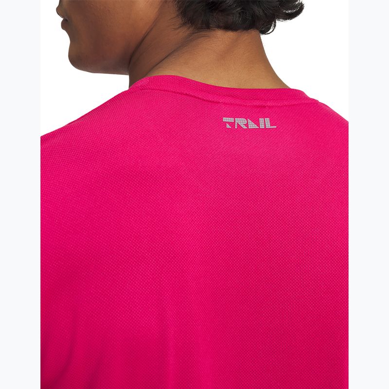 Футболка для бігу чоловіча Under Armour Trail Run shaded fuchsia/reflective 3