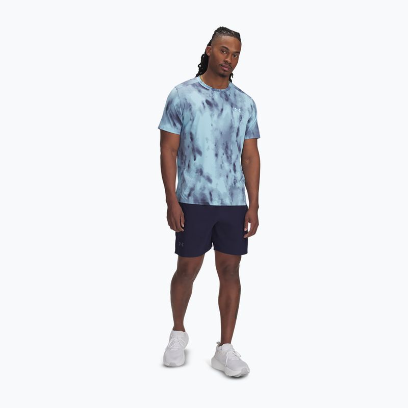 Футболка для бігу чоловіча Under Armour Launch Elite Print stream/reflective 2
