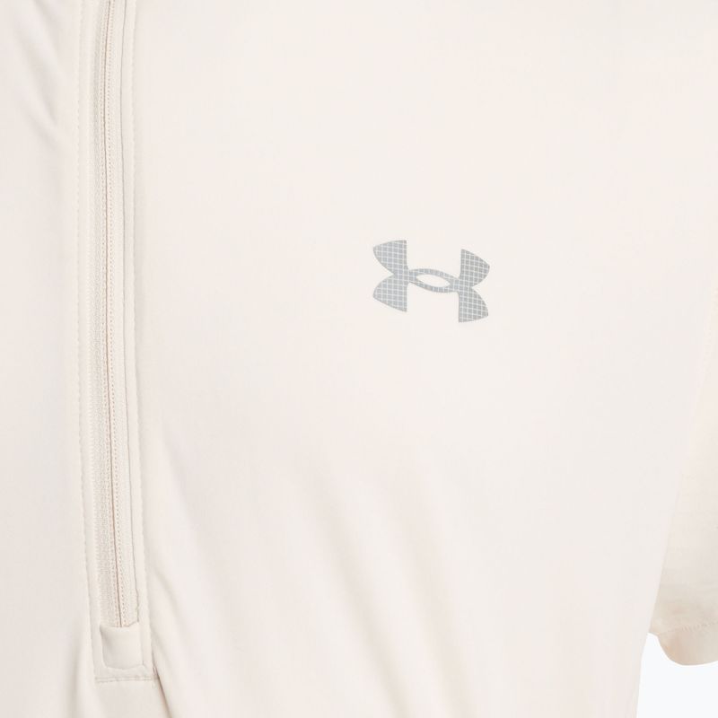 Футболка для бігу чоловіча Under Armour Trail Run Zip stone/noble gold/reflective 3