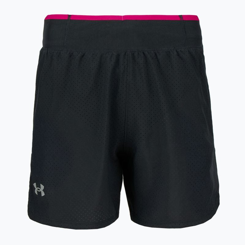 Шорти для бігу чоловічі Under Armour Trail Run Launch black / reflective 4