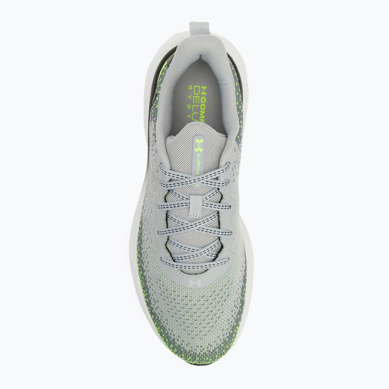 Кросівки для бігу чоловічі Under Armour Infinite mod gray/hyper green/black 5