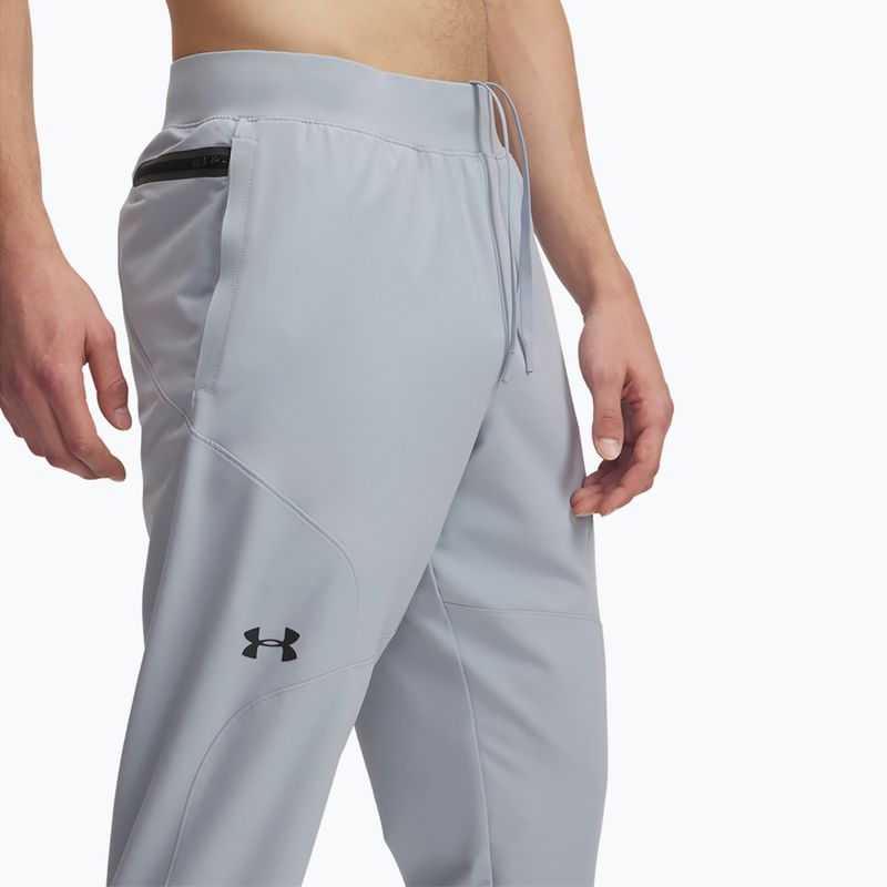 Чоловічі тренувальні штани Under Armour Unstoppable Tapered harbor сині/чорні 4