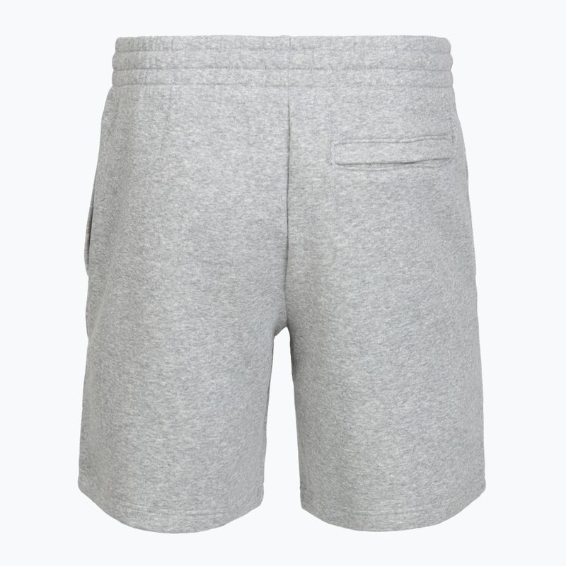 Шорти чоловічі Under Armour Icon Fleece mod gray light heather/white 4
