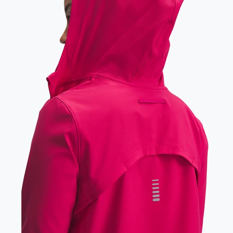 Куртка для бігу жіноча Under Armour Outrun The Storm shaded fuchsia/reflective 3