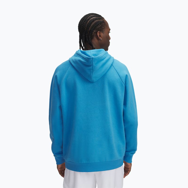 Кофта чоловіча Under Armour Rival Fleece Logo HD ether blue/blue topaz 2