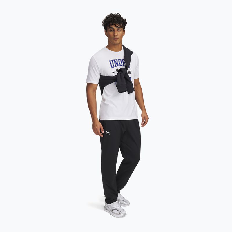 Штани чоловічі Under Armour Sportstyle Brawler Pant black/white 2