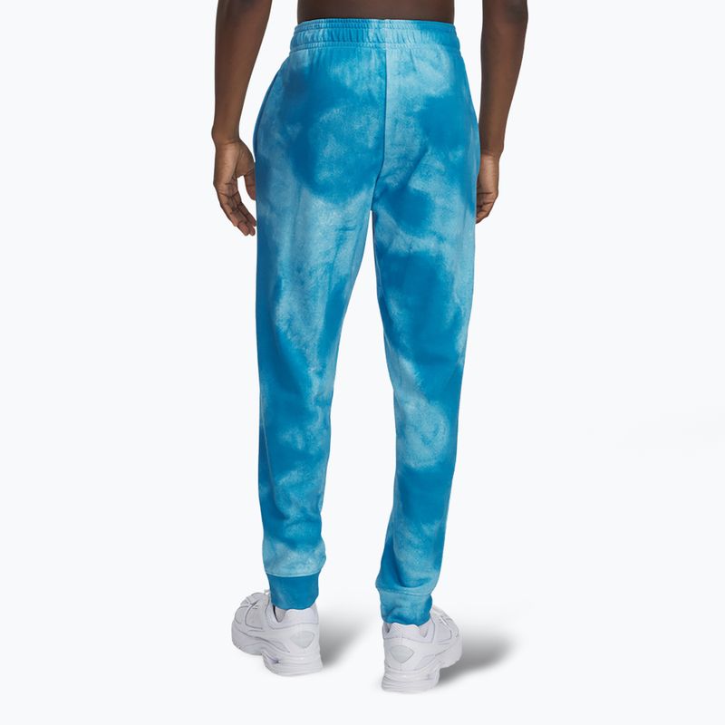 Штани чоловічі Under Armour Rival Terry Printed Jogger ether blue/onyx white 3