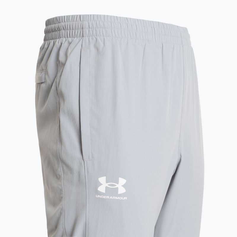 Штани чоловічі Under Armour Rival Woven Windbreaker Pant mod gray/mod gray/white 3