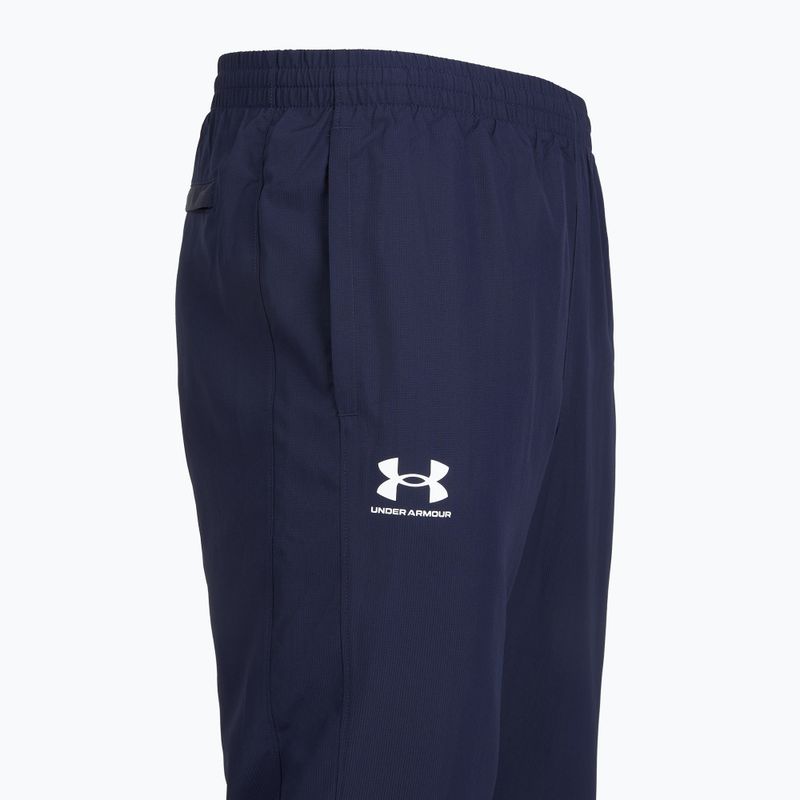 Штани чоловічі Under Armour Rival Woven Windbreaker Pant midnight navy/midnight navy/white 6