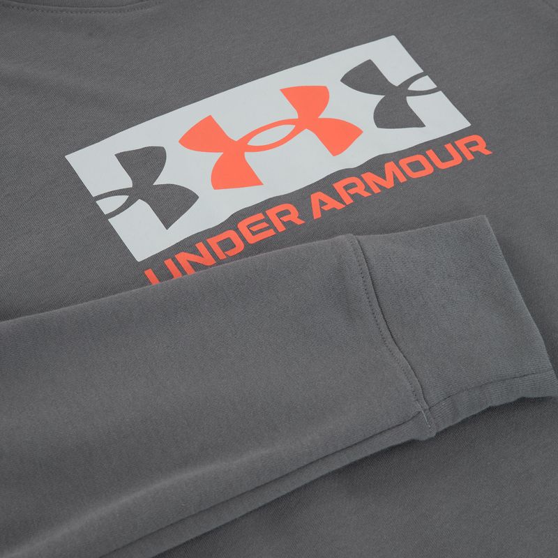 Кофта чоловіча Under Armour Rival Terry Logo castlerock/mod gray/fire 5