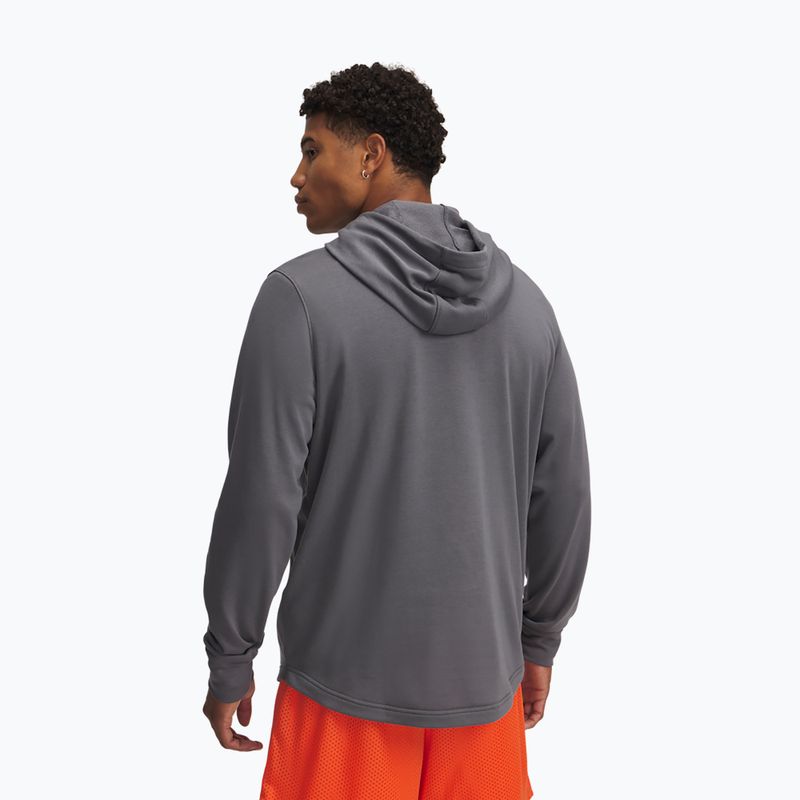 Кофта чоловіча Under Armour Rival Terry Logo castlerock/mod gray/fire 2