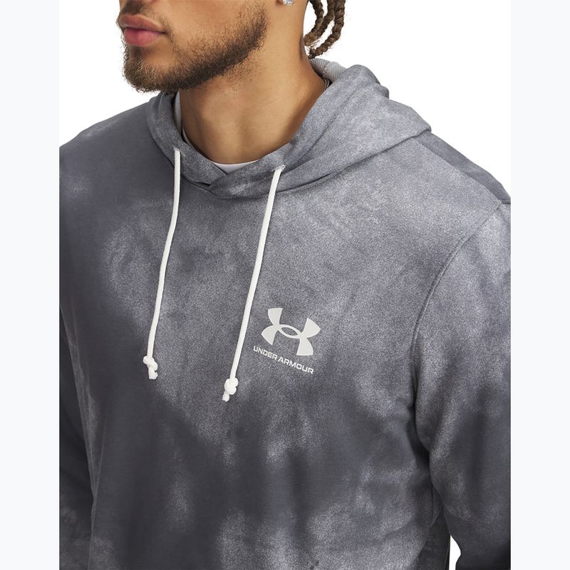 Кофта чоловіча Under Armour Rival Terry Printed castlerock/onyx white 3