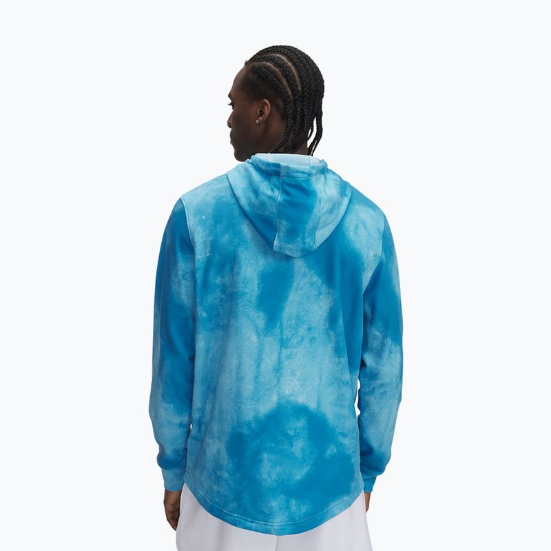 Кофта чоловіча Under Armour Rival Terry Printed ether blue/onyx white 2