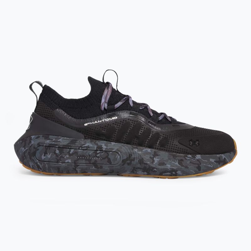 Кросівки чоловічі Under Armour Phantom 4 Camo black/steel/ultimate black 8