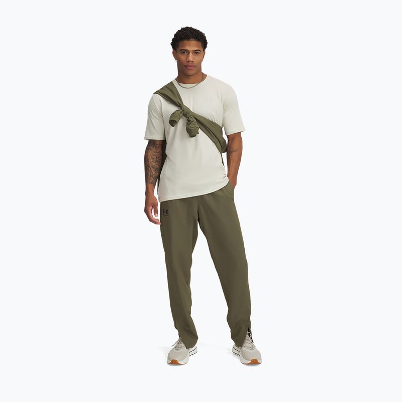 Штани для тренувань чоловічі Under Armour Rival Woven Windbreaker Pant marine od green/marine od green/black 2