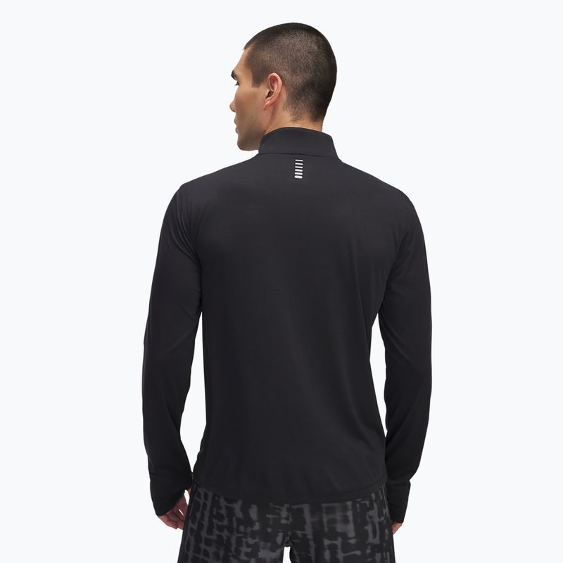 Кофта для бігу чоловіча Under Armour Launch 1/4 Zip black / black reflective 2