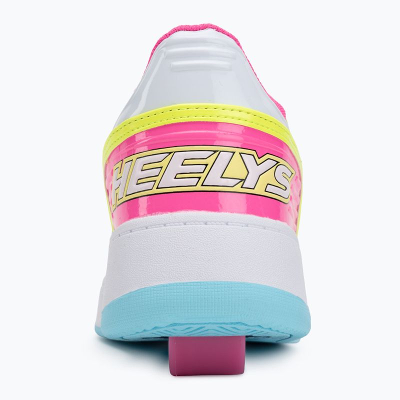 Роликові кросівки дитячі Heelys Rezerve FN white/neon pink/aqua/neon yellow 7
