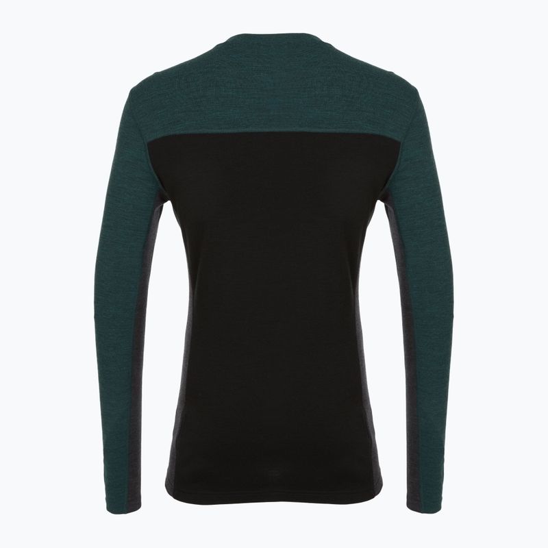 Лонгслів термічний чоловічий Smartwool Classic Thermal Merino Base Layer Colorblock Crew Boxed twilling blue/black 4