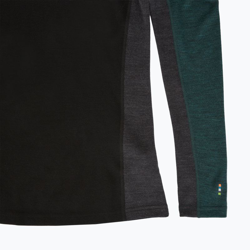 Чоловіча термоактивна кофта Smartwool Classic Thermal Merino Base Layer Colorblock Crew Boxed twilling blue/black 6