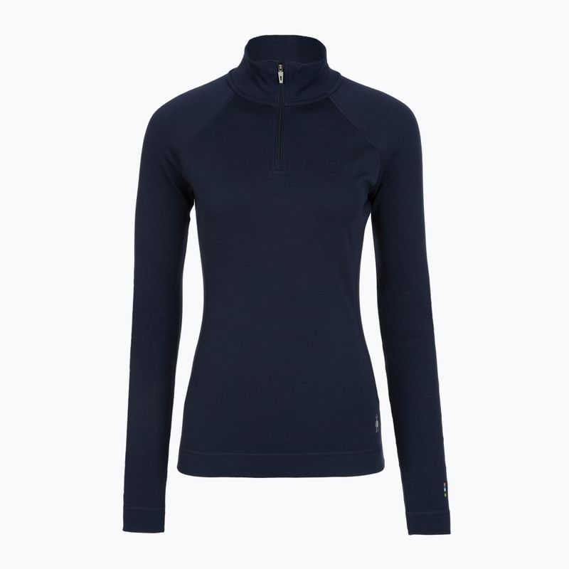 Кофта термоактивна жіноча Smartwool Classic Thermal Merino Base Layer 1/4 Zip Boxed deep navy