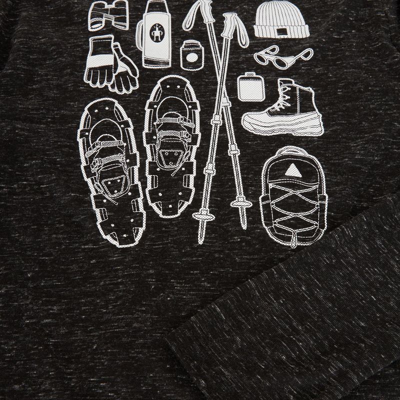 Лонгслів чоловічий Smartwool Merino Hemp Blend Gear Up Graphic black heather 6