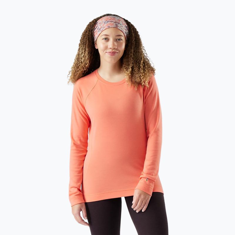 Жіноча термоактивна кофта Smartwool Merino 250 Baselayer Crew Boxed coral reef