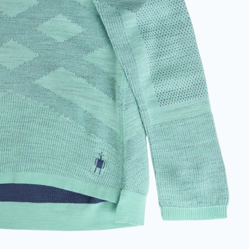 Жіноча термоактивна кофта Smartwool Intraknit Thermal Merino Baselayer Crew pacific blue/nightfall blue 4