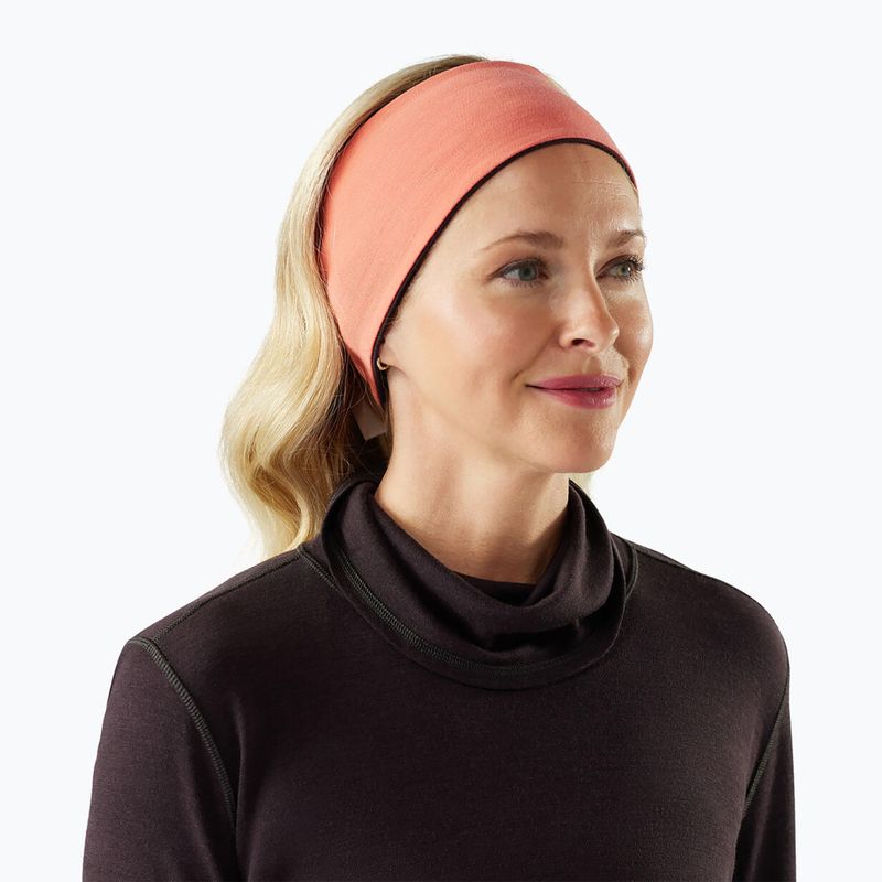 Пов'язка на голову Smartwool Thermal Merino Reversible mink/coral reef 4