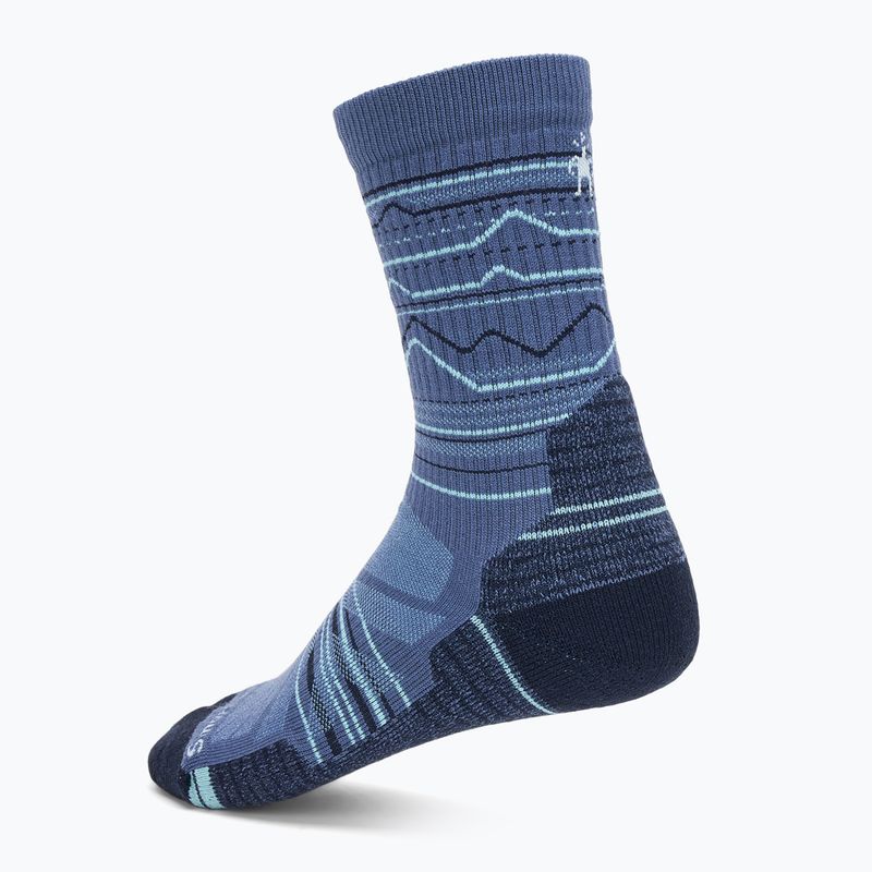 Шкарпетки Smartwool Hike Light Cushion Mountain Pattern Crew nightfall blue 2