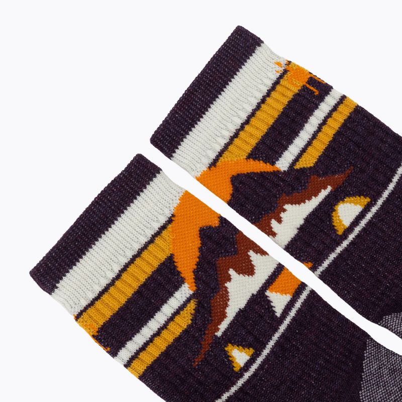 Шкарпетки жіночі Smartwool Hike Light Cushion New Pattern Crew prple ris 4
