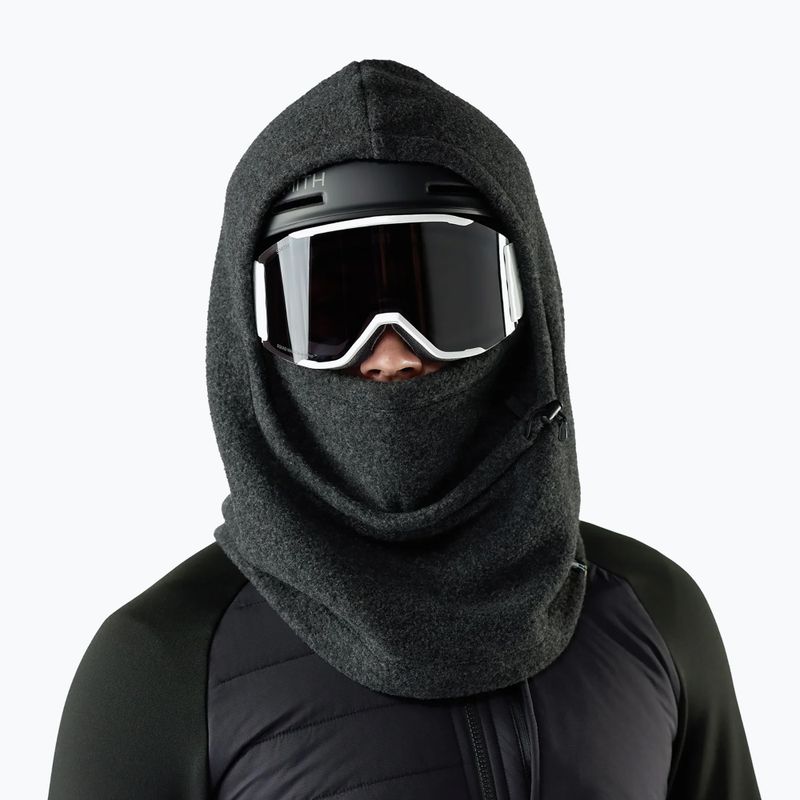 Балаклава жіноча Smartwool Second Cut Fleece Hood charcoal 3