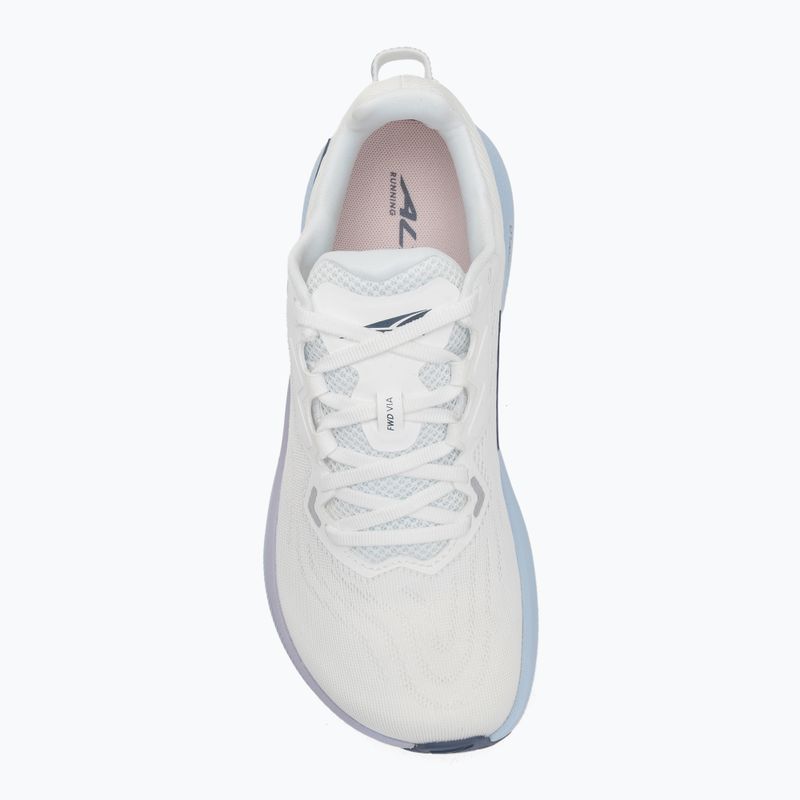 Кросівки для бігу жіночі Altra FWD VIA white/light blue 5