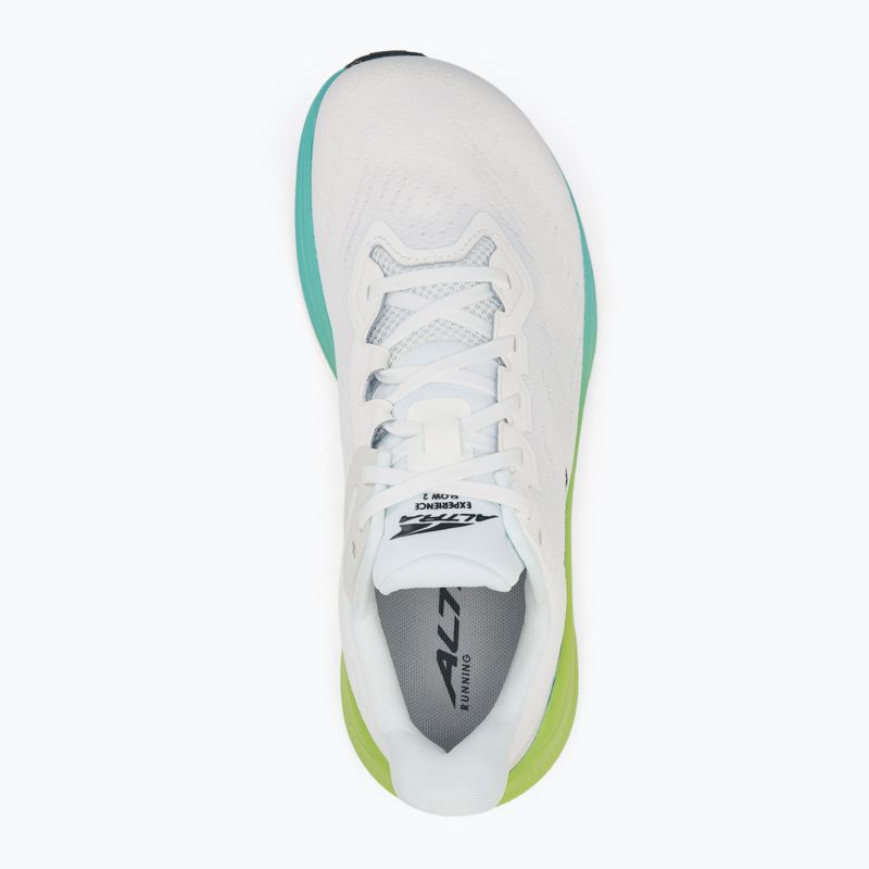 Кросівки для бігу чоловічі Altra Experience Flow 2 white/lime 5