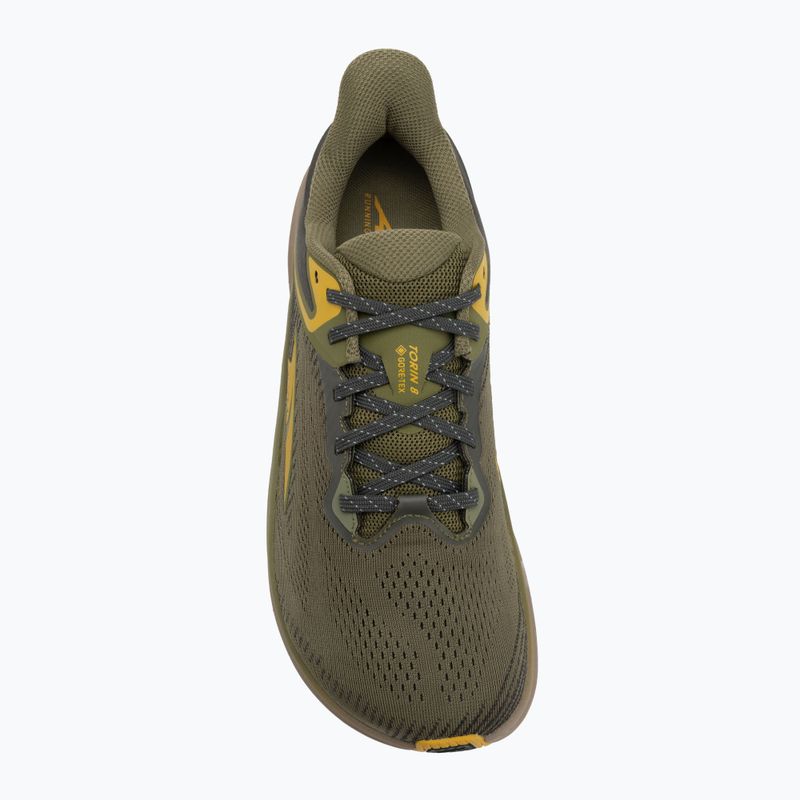 Кросівки для бігу чоловічі Altra Torin 8 GTX dusty olive 5