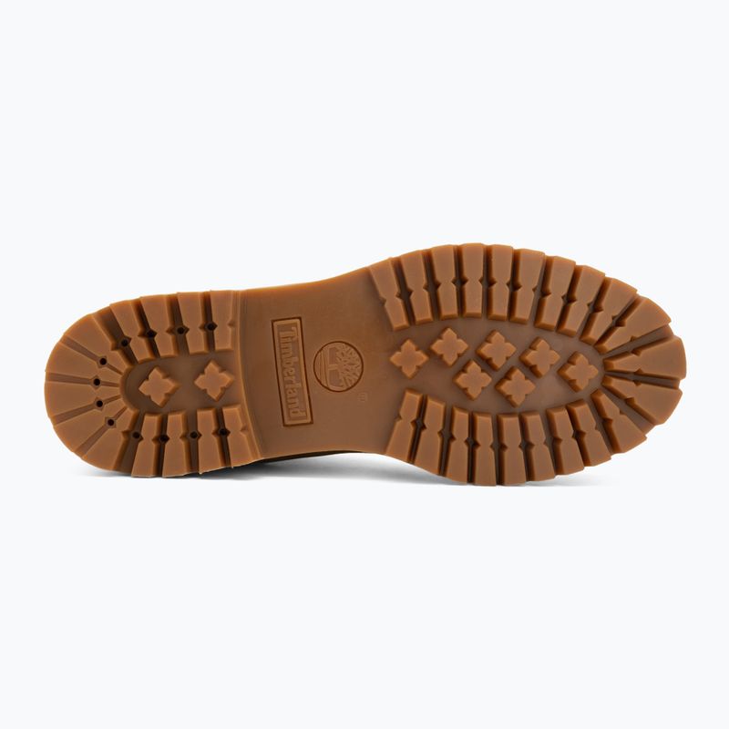 Черевики чоловічі Timberland Premium 6 Inch Lace Up Waterproof olive nubuck/dark brown 4