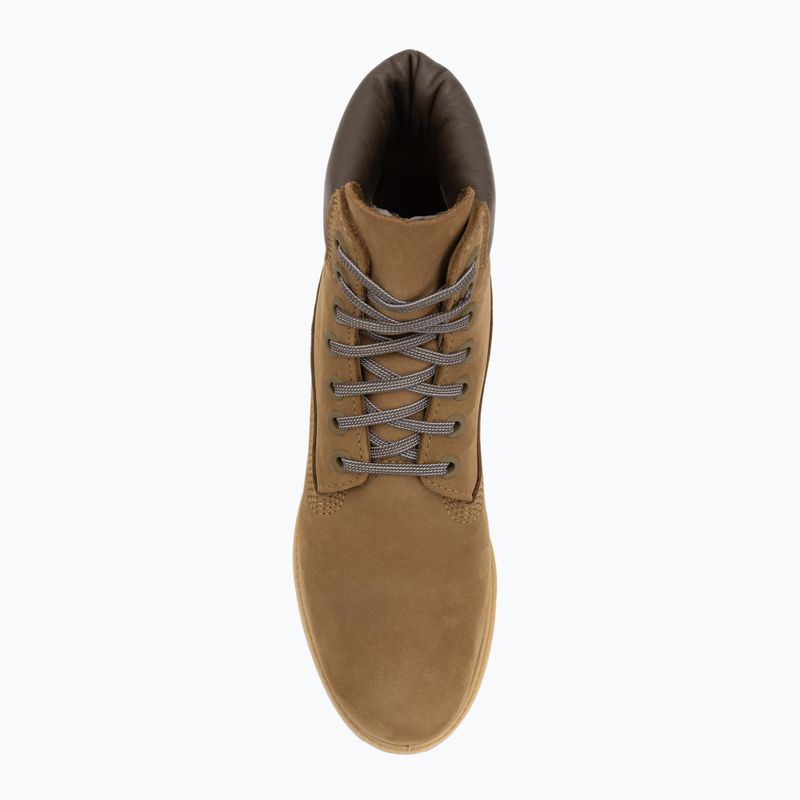 Черевики чоловічі Timberland Premium 6 Inch Lace Up Waterproof olive nubuck/dark brown 5