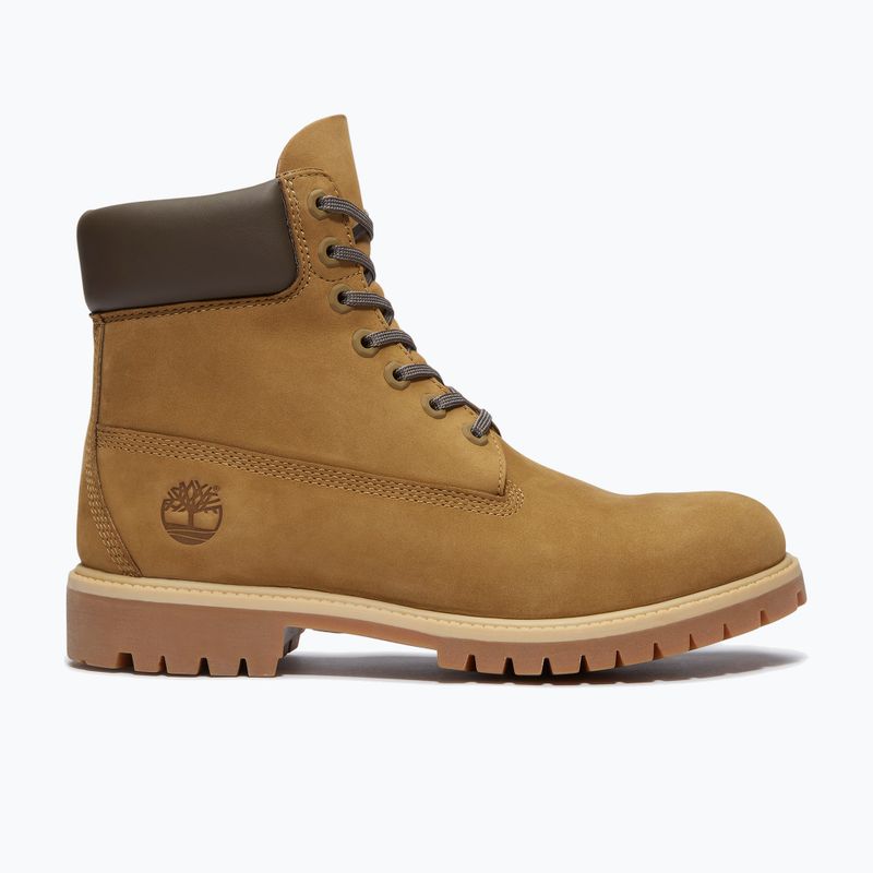 Черевики чоловічі Timberland Premium 6 Inch Lace Up Waterproof olive nubuck/dark brown 8
