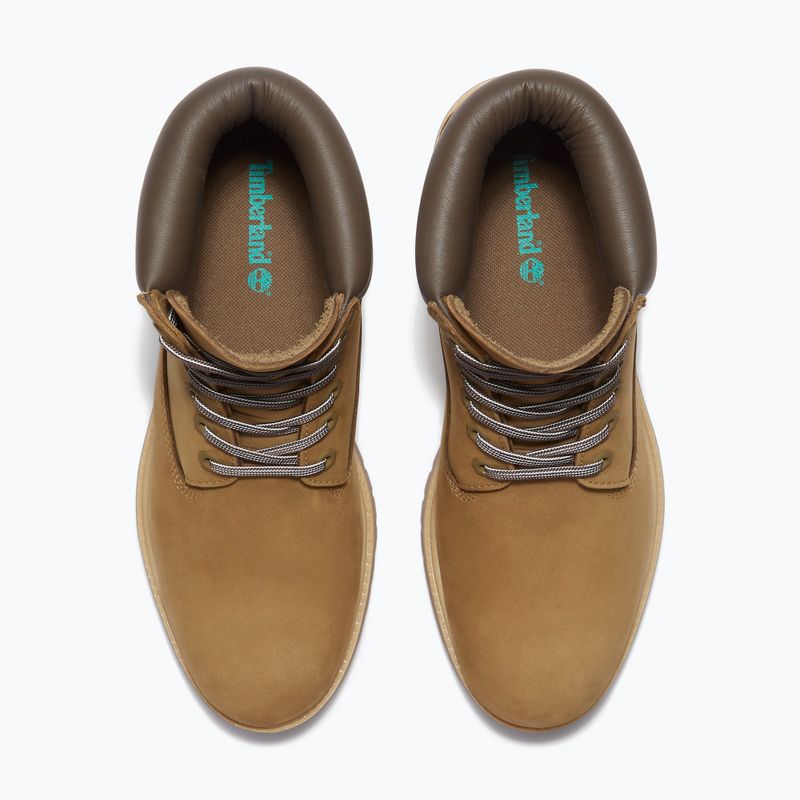 Черевики чоловічі Timberland Premium 6 Inch Lace Up Waterproof olive nubuck/dark brown 11