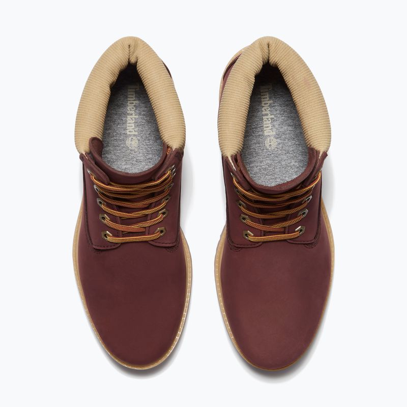 Черевики чоловічі Timberland Premium 6 Inch Lace Up Waterproof burgundy olive 5