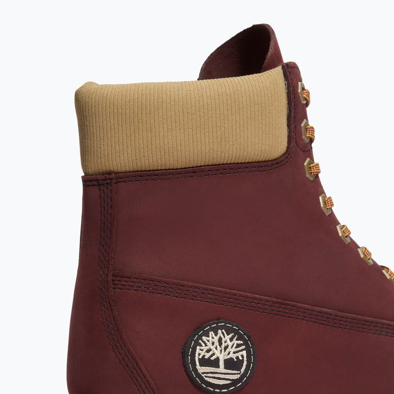 Черевики чоловічі Timberland Premium 6 Inch Lace Up Waterproof burgundy olive 8