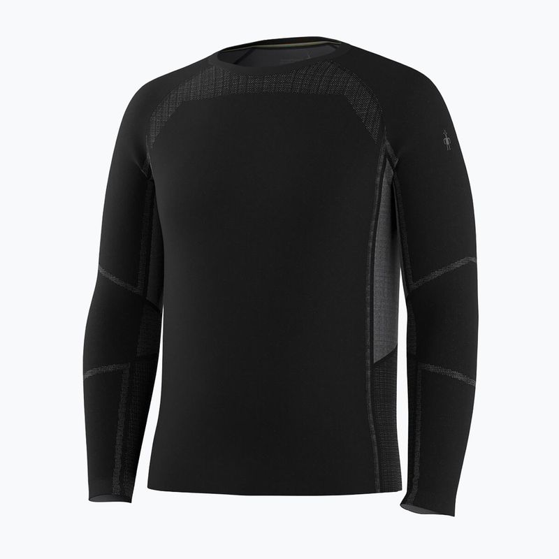 Кофта термоактивна чоловіча Smartwool Intraknit All-Season Merino Base Layer black 4