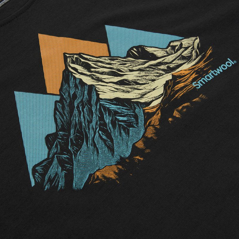 Футболка чоловіча Smartwool Peak Bagger Active SS Graphic Tee black 3